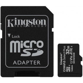 Kingston Κάρτα Μνήμης MicroSD 32GB Class10 UHS-1 V10 SDCS2/32GBSP