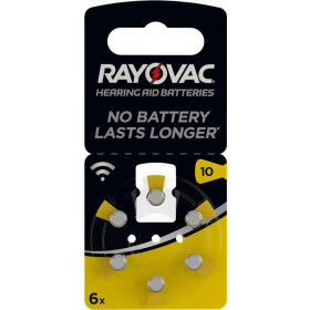 Rayovac Extra 10 Μπαταρίες Ακουστικών Βαρηκοΐας 6τμχ