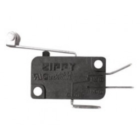 Microswitch Snap Action με Έλασμα 25mm & Ροδάκι, SPDT 5A/250VAC, Faston Zippy VM-05S-06C0-Z