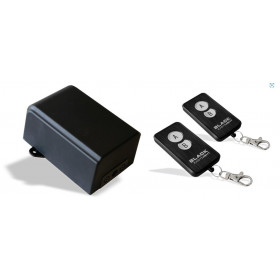 JollyLine Black Easy Light KIT Τηλεχειρισμού Εξωτερικού Χώρου 220VAC 433MHz με 2 Εντολές Σταθερού Κωδικού & 2 Τηλεχειριστήρια
