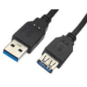Καλώδιο Προέκτασης USB 3.0 Type A Αρσενικό σε Θηλυκό 3m Μαύρο Victronic J1902-015