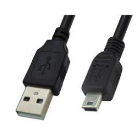 Καλώδιο USB 2.0 Type A Αρσενικό σε Mini USB 5 Pin Αρσενικό 2m Pully