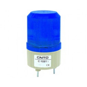 Φάρος LED 12VDC Μπλε με Επιλογή Περιστρεφόμενου, Flashing ή Σταθερά Αναμμένου Εφέ Φ85x160mm CNTD C-1101