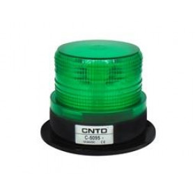 Φάρος LED 12/24VDC Πράσινος με Επιλογή Strobe, Flashing, Περιστρεφόμενου ή Σταθερά Αναμμένου Εφέ Φ96x127mm CNTD C-5095