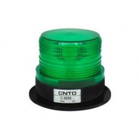 Φάρος LED 230VAC Πράσινος Strobe Εφέ Φ96x127mm CNTD C-5095