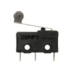 Microswitch Snap Action με Έλασμα 17mm & Ροδάκι, SPDT 5A/250VAC για PCB Zippy SM-05S-05P-Z