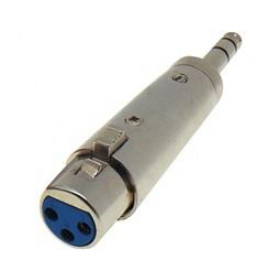 Adaptor XLR 3 Pin Θηλυκό σε 6.3mm Stereo Αρσενικό Μεταλλικό JT-2155