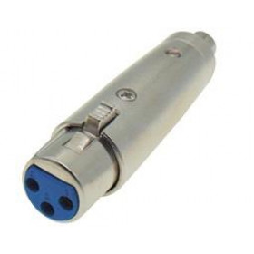 Adaptor XLR 3 Pin Θηλυκό σε RCA Θηλυκό Μεταλλικό JT-2159