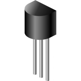 Transistor 2N5551 NPN Bipolar 160V 600mA 0.625W TO92 Diotec