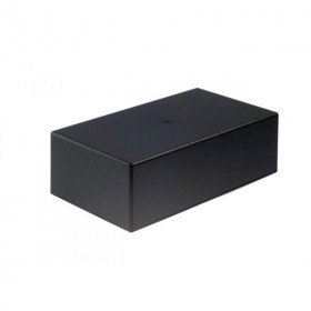 Κουτί Κατασκευών Πλαστικό ABS Μαύρο 197.4x113x63mm με Οδηγούς για PCB Gainta G1025B