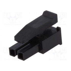 Βύσμα Micro MATE-N-LOK 2 Pin Θηλυκό με Βήμα 3mm για Καλώδιο Χωρίς Επαφές TE Connectivity 1445022-2
