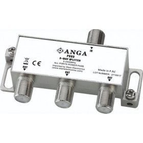 Anga Διακλαδωτής TV & SAT 3 Eξόδων 5-2400MHz με Power Pass PS03