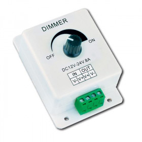 Dimmer για Ταινίες LED Μονού Χρώματος 12/24VDC 96W Max.5.3.1