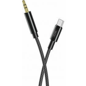 Καλώδιο USB-C σε 3.5mm Stereo Αρσενικό 1m Μαύρο XO NB-R211B