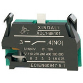 Xindali ZB16(SDL)-BE101 Επαφή 1NO 10A για Επιλογικούς Διακόπτες & Πλήκτρα από Μπουτονιέρες Χειρισμού Σειράς SDL16