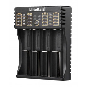 LiitoKala Lii-402 Φορτιστής USB 4 Μπαταριών Li-Ion/Ni-MH/Ni-CD με 4 Κανάλια Φόρτισης & Λειτουργία Powerbank