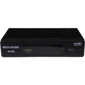 Αποκωδικοποιητής Megasound HD-500 2022 DVB-T2 H.265  με Τηλεχειριστήριο Αντιγραφής 2:1