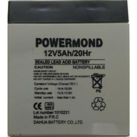 Powermond Μπαταρία Μολύβδου 12V 5Ah 91x71x10mm 101-033