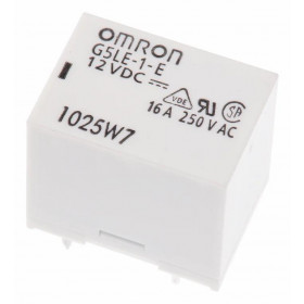 Ρελέ Ηλεκτρομαγνητικό 12VDC 16A 1 Επαφής N.C+N.O 5 PIN για PCB Omron G5LE-1-E-12