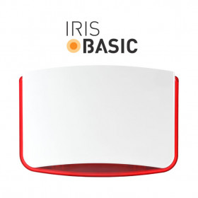 Sigma IRIS BASIC/R Σειρήνα Συναγερμού Εξωτερικού Χώρου 122dB με Flash Κόκκινου Χρώματος