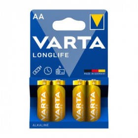 Varta Longlife Αλκαλικές Μπαταρίες AA 1.5V 4τμχ 4106101414