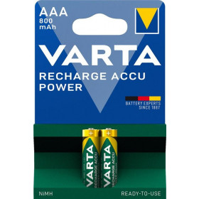 Varta Accu Power Επαναφορτιζόμενες Μπαταρίες AAA 1.2V 800mAh Ni-MΗ 2τμχ 56703101402