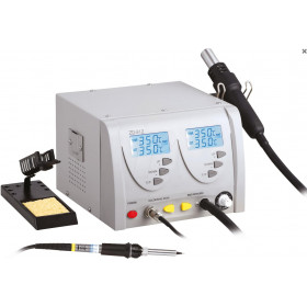 Zhongdi ZD-912 Σταθμός Κόλλησης Ψηφιακός ESD Safe με Κολλητήρι 60W 200÷480°C και Θερμό Αέρα 320W 120÷480°C 22L/min