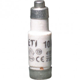 ETI Ασφάλεια Τήξεως Κεραμική 10A 400VAC Φυσίγγι Neozed Τύπου D01