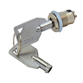 Διακόπτης με Κλειδί OFF-ON 90°, 2 Θέσεων 2 Pin SPST, 0.5A/250VAC, Φ12mm Ultimax NS1052
