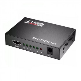 HDMI Splitter 1 Είσοδος / 4 Έξοδοι 4K 3D Anga PS-1014-4K