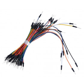 Jumper Cables Αρσενικό σε Αρσενικό για Πλακέτες Δοκιμών (Breadboards), Σετ των 75τμχ Διάφορα Μεγέθη 01.161.0010