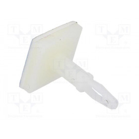 Αποστάτης PCB Πλαστικός Αυτοκόλλητος 11.5mm Λευκός Fix&Fasten FIX-JSS-11.5
