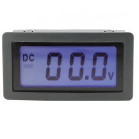 Ψηφιακό Βολτόμετρο Πίνακα με Οθόνη LCD Φωτιζόμενη 3 Ψηφίων 0÷200mV DC 79x42mm Γκρι PAN.LCD200MV-N