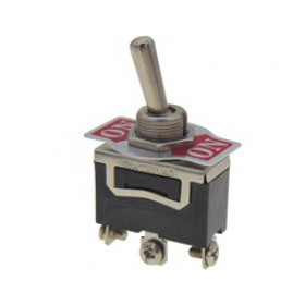 Διακόπτης Μοχλού Toggle ON-ON 3 Pin SPDT, 10A/250VAC, Φ12mm KN3C-102A-A2