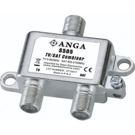 Anga S505 Μίκτης & Διαχωριστής Σήματος TV & SAT  (Combiner) Ασημί