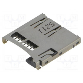 Υποδοχή για Κάρτες MicroSD για PCB SMD Push-Push Attend 112A-TAAR-R03