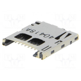 Υποδοχή για Κάρτες MicroSD για PCB SMD Push-Push Molex 502570-0893