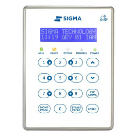 Sigma Aeolus KP RFID Πληκτρολόγιο Αφής Συναγερμού με Οθόνη LCD, Αναγνώστη RFID και Φωτιζόμενα Πλήκτρα