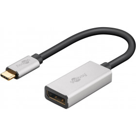 Adaptor USB-C Αρσενικό σε DisplayPort v1.4 Θηλυκό 15cm Goobay 60195