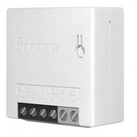 SONOFF Mini R2 Smart Διακόπτης Wi-Fi 2 Εξόδων 220VAC 10A με Υποστήριξη Ξερών Επαφών