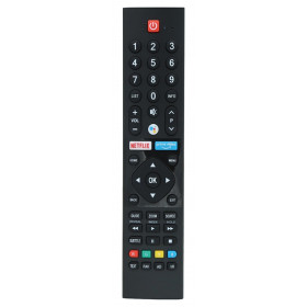 JollyLine Τηλεχειριστήριο Αντικατάστασης για Panasonic TV με Voice Control & Bluetooth Μαύρο JL1503
