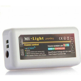 Eurolamp 147-70604 Controller για Ταινίες LED RGB 12/24VDC 216/432W IP20 για Τηλεχειριστήριο RF 2.4GHz 147-70603