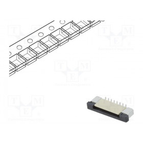 Βύσμα FFC (FPC) ZIF 16 Pin Κάθετο SMD για Καλωδιοταινία με Βήμα 0.5mm Connfly DS1020-08-16VBT11-R
