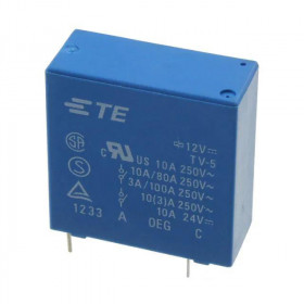 Ρελέ Ηλεκτρομαγνητικό 12VDC 10A 1 Επαφής N.O 4 Pin για PCB TE Connectivity 1-1419126-8