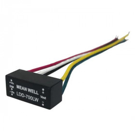 Step Down DC Converter In: 9÷36V Out: 2÷32VDC 700mA 22W Max. Mean Well LDD-700LW