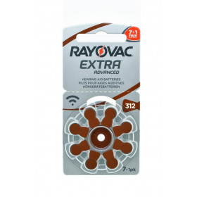 Rayovac Extra 312 Μπαταρίες Ακουστικών Βαρηκοΐας 8τμχ