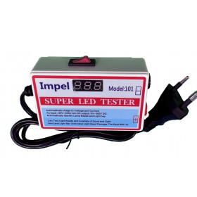 Super LED Tester με Οθόνη, 18W 20/40mA Impel 101
