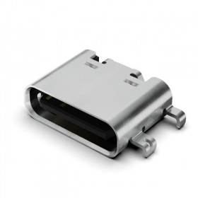 Βύσμα USB-C 2.0 16 Pin 5A Θηλυκό Οριζόντιο για PCB SMT GCT USB4500-03-0-A