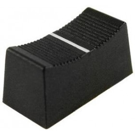Κομβίο για Συρταρωτό Διακόπτη Μαύρο, 23x11x11mm, για Άξονα 4mm Cliff CS1 TYPE B BLACK