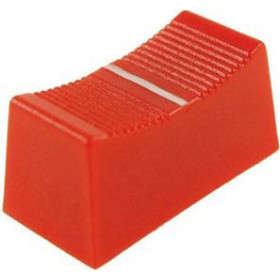 Κομβίο για Συρταρωτό Διακόπτη Κόκκινο, 23x11x11mm, για Άξονα 4mm CS1 TYPE A RED